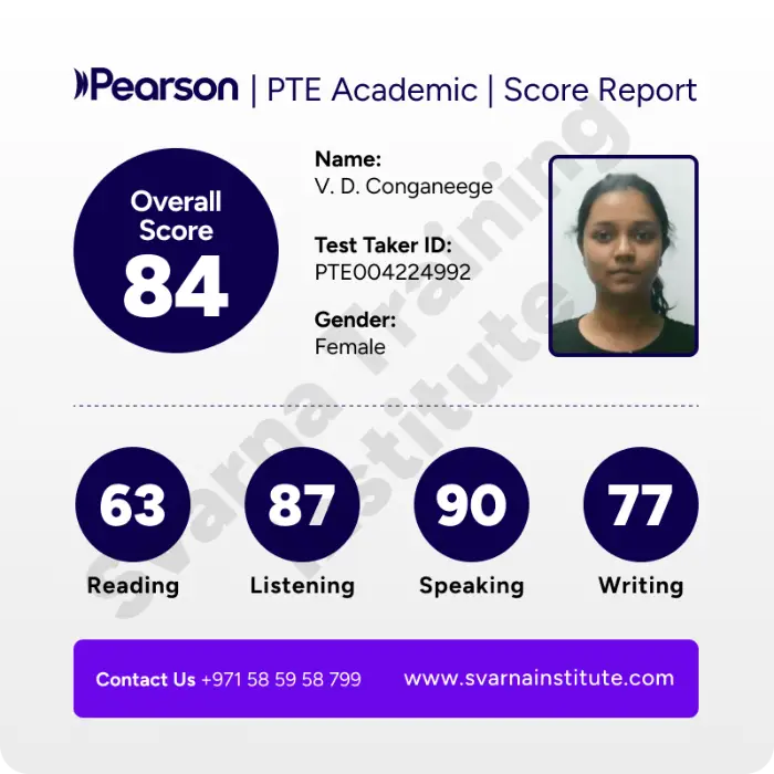 Pearson Score 8